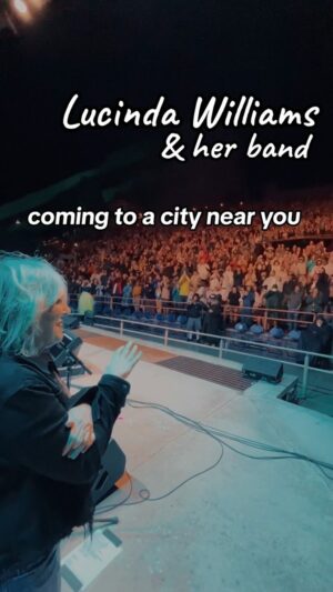 Lucinda Williams Instagram - Tonight is sold out but here’s where to find us for the next month or two 😎🤘❤️‍🔥