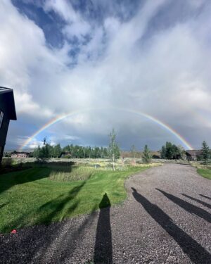 Lucy Hale Instagram - wyoming bringing big majestic energy 🌈🦌