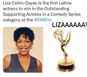 Luna Lauren Velez Instagram - OMG….so excited, so proud, so loving everything about this and every moment Liza is having. A truly brilliant and deserving actress #latina #actress #friends #inspiring #abouttime #hispanicheritagemonth #love 💖💖💖✨