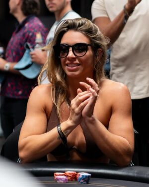 Mackenzie Dern Instagram - So much fun at the @celebritypokertour yesterday! Thank you so much for the invite and I can’t wait for the next! I learned so much and definitely going to come back even stronger! Haha besides all the good vibes with all the players! Congrats to @vegasmatt for the win! 
•
•
Big thank you to @blakewynn & @pullard for putting this together! 🎉🎊