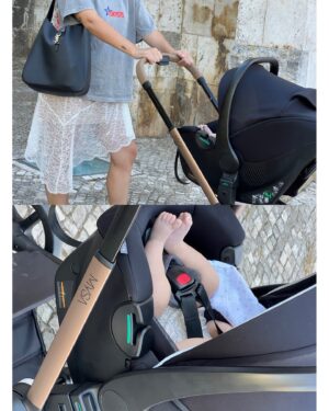 Mafalda Castro Instagram - I’m not a regular mom, I’m a cool mom.
Com o meu carrinho MYSA que fica bem com os meus looks e que o Manel adora! @chicco_portugal #pub