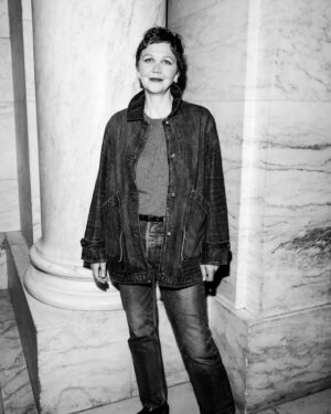 Maggie Gyllenhaal Instagram - Thank you @jcrew for a lovely evening at the @nypl. 
#injcrew #ad