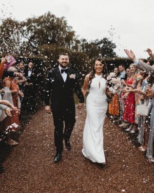 Maisie Adam Instagram - Turns out watching your best friend marry the love of her life makes for the most incredible day - WHO KNEW?! 

Thanks for the best day ever @livvyallan and @ed.lewis91 - absolutely adore you both, thank you for letting me part of such a beautiful day 😭

Like Tequila & Rosé, you’re made for each other 💕