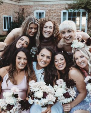Maisie Adam Instagram - Turns out watching your best friend marry the love of her life makes for the most incredible day - WHO KNEW?! 

Thanks for the best day ever @livvyallan and @ed.lewis91 - absolutely adore you both, thank you for letting me part of such a beautiful day 😭

Like Tequila & Rosé, you’re made for each other 💕