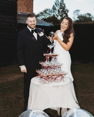 Maisie Adam Instagram - Turns out watching your best friend marry the love of her life makes for the most incredible day - WHO KNEW?! 

Thanks for the best day ever @livvyallan and @ed.lewis91 - absolutely adore you both, thank you for letting me part of such a beautiful day 😭

Like Tequila & Rosé, you’re made for each other 💕