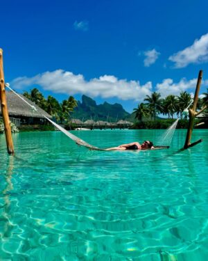 Mandy Moore Instagram - Meanwhile back in Bora Bora…somehow landing at LAX seemed really far away from this moment 😂
