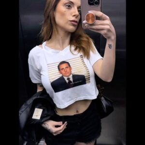 Marcela Lahaud Instagram - time das que vão no rolê de ~brusinha~ de série ™ 
🎥🎥✨
.
.
#picoftheday #selfie #ginger #ruivando #theoffice