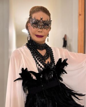 Marisa Berenson Instagram - “TRU” Truman Capote Black and White ball 
Directed by Rob Ashford @bobashford 
Produced by Madison Cox
Actors:
@jessetyler 
@jharrisonghee 
@jordan_roth 
@violettasanchez78 
Rhys Batten 
@matthewhawksley 
Danny Williams
Jason lee Winter 
Kate Tydman 

Art direction: @rafaolarra 
Lighting: @jamie.plant 
Costumes: @jaimalodedra 
Hair and makeup: @dalilah_artist