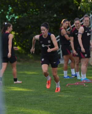 Marta Torrejón Instagram - Preseason in progress 💪💪🔵🔴