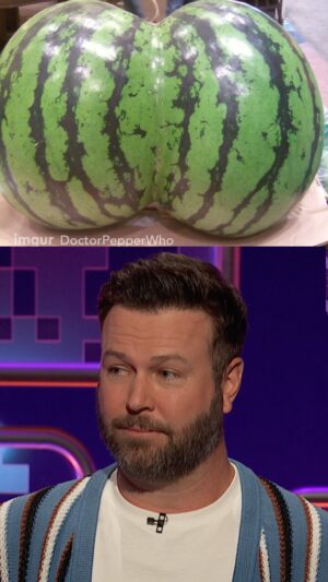 Mary Lynn Rajskub Instagram - is this watermelon caked? @tarzannoz @marylynnrajskub & @jaypharoah find out

#aftermidnight #taylortomlinson #comedy #pareidolia #latenight