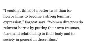 Matilda Lutz Instagram - I was reading an article about genre films and as I read several incredible actors and women I truly admire, all of a sudden I read my name. I am so honoured to be listed among these women and I’m incredibly grateful to @coralie_fargeat for giving me the opportunity of a lifetime to play Jen.  I know she helped shift perspectives for so many, but myself as well. Thank you Christina Perrier for this awesome article! If you want to read further you can find it on @instylemagazine