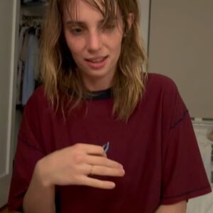 Maya Hawke Instagram - The legendary @christianleehutson put out a new song “beauty school” off his new record Paradise pop 10, 

apparently im rumored to have worked on some tracks on this record… I didn’t lay a finger on this song of staggering genius so time will tell I guess

Sincerely 

A beauty school drop out
