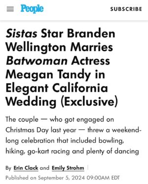 Meagan Tandy Instagram - Same Love Story, New Chapter. 💍♾️

Huge thank you to 
• Officiant: @tim_thecelebritybodygaurd
• DJ Services: @djcreelz @djbselecta 
• Bridal Looks: @sherrihill
• Groom Suit @alsmodernclothing 
• MUA: @mr.austinryde 
• Photo’s & Video: @oryanempire 
• Performers: @loren.wilkerson @brighamwelch.viola 
• Florist: @amore_flowers_cards_gifts 
• Champagne: @perduret 
• Shoes: @ninashoes 
• Welcome Dinner: @pvsprime
• Red Carpet: @robvasphoto 
• Drive-Off Car: @centurywestbmw