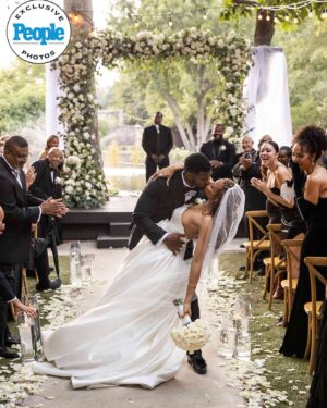 Meagan Tandy Instagram - Same Love Story, New Chapter. 💍♾️

Huge thank you to 
• Officiant: @tim_thecelebritybodygaurd
• DJ Services: @djcreelz @djbselecta 
• Bridal Looks: @sherrihill
• Groom Suit @alsmodernclothing 
• MUA: @mr.austinryde 
• Photo’s & Video: @oryanempire 
• Performers: @loren.wilkerson @brighamwelch.viola 
• Florist: @amore_flowers_cards_gifts 
• Champagne: @perduret 
• Shoes: @ninashoes 
• Welcome Dinner: @pvsprime
• Red Carpet: @robvasphoto 
• Drive-Off Car: @centurywestbmw