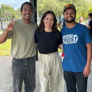 Megan Boone Instagram - Here is what’s happing in FLORIDA. A vibrant movement for the restoration of nature, climate policy, human rights, voting rights, responsible gun ownership, equitable housing and the kind of love for our neighbors that defines true patriotism AND it’s happening in the SOUTH. So no matter where you live there is a reason to knock on doors. All of this only happens when we put in the work- one foot in front of the other- to get our neighbors out to vote for these candidates then support their agenda while in office. #werenotgoingback #forward #whenwevotewewin #whenwefightwewin 
@maxwellfrostfl 
@debbieforfl 
@nicolewilson_d1 @votenicolewilson 
@leonard.k.spencer
@stateattorneymoniquehworrell
@keishamulfort