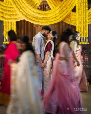Megha Akash Instagram - To love , laughter and our happily ever after 
🥂 

Engaged to the love of my life 🧿

Photography: @karthiksrinivasan007 @moonstruckbykarthiksrinivasan 
Jewellery: @kalyanjewellers_official 
Makeup and hair : @salomirdiamond @teamdiamondartistry 
Wearing : @storiesinsilk 

#Engaged #August22nd
