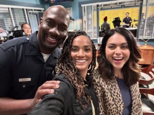 Mekia Cox Instagram - Always all smiles with these two!!!! 😆