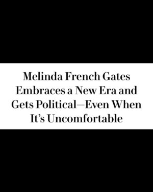 Melinda Gates Instagram - In a conversation with @vanityfair’s @keziahweir, I shared that I didn’t anticipate turning 60 would be so exciting. But wow, it really is! As I start my next decade, I’m feeling so grateful for all the transitions that have led me to where I am today, and I’m feeling extraordinarily energized about the work ahead. Thank you, Keziah (and @radhikajones), for giving me the space to talk about the difference I hope to help make. Read the article at the link in my bio.