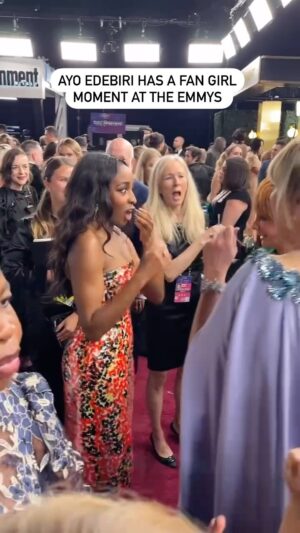 Melissa Peterman Instagram - @ayoedebiri is all of us. #Emmys #LiveFromE