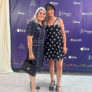 Melissa Villaseñor Instagram - It was a toasty day, but i love sharing fun special events with my beautiful mama @imagenfound thanks for having us. 
Y gracias to @susielynnmakeup @jamielevin_ for always bringing my beauty next level 🥹♥️