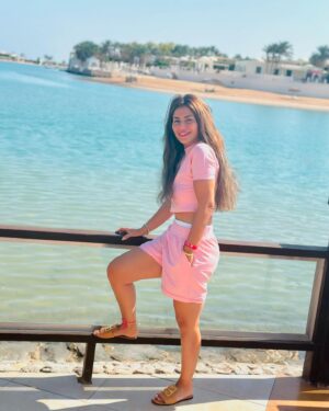 Menna Fadali Instagram - Good morning from gouna🇪🇬 @panorama_bungalows_elgouna