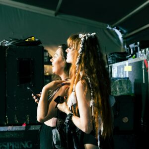 Merel Baldé Instagram - van de kleedkamer naar het podium @pukkelpop 

Foto 1,3,6,7,8,9,10 @studiosunnysideup_ 
Foto 2,4,5: @claudiagldntps