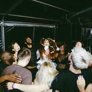 Merel Baldé Instagram - van de kleedkamer naar het podium @pukkelpop 

Foto 1,3,6,7,8,9,10 @studiosunnysideup_ 
Foto 2,4,5: @claudiagldntps