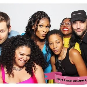 Michelle Buteau Instagram - And that’s a wrap on SEASON 2 of Survival of the Thickest!!!

My first boss in local news told me if I found a job I love, it wouldn’t feel like work. He wasn’t wrong. (I definitely quit 😎)

#survivalofthethickest 
#season2 
#wrap