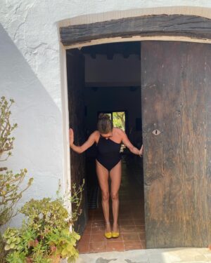 Michelle Gomez Instagram - That was quite the vacay. #goodbye #ibiza these yellow pumps are NY bound. That is a 50 yr old chassis ur lookin at. #still #trucking #very #demure #very #mindful