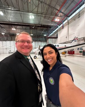 Michelle Khare Instagram - I tried the most stressful job in the U.S. — Now live on my channel! ✈️
Thank you so much to all air traffic controllers everywhere for keeping our skies safe. @faa