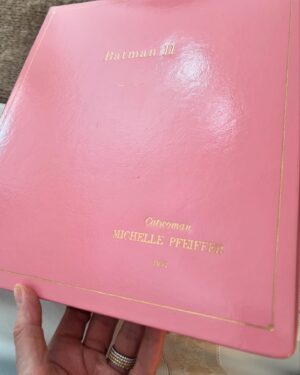 Michelle Pfeiffer Instagram - Love it when I find these treasures that were packed away and forgotten. My Script binder for Cat Woman in 1991. #tbt 

Oh, and Happy Birthday, Michael Keaton! MEOW 🐈‍⬛🩷