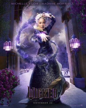 Michelle Yeoh Instagram - Michelle Yeoh is Madame Morrible 💜 New #WickedMovie trailer tomorrow.