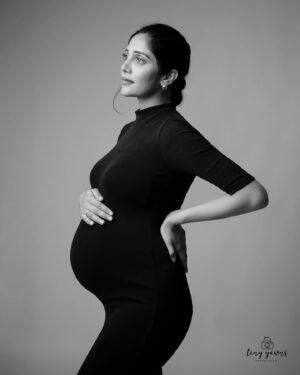 Milana Nagaraj Instagram - Expanding not just in body but in mind and spirit…
Making room for the life that is you ♥️

Styling: @tejukhushistylefiles 
PC: @tinyyawnsphotography
