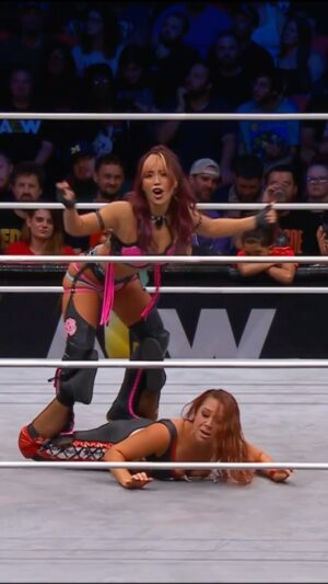 Mina Shirakawa Instagram - @mina_shirakawa is in action! Watch #AEWRampage on TNT!