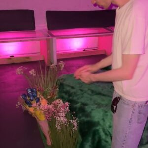 Miss Benny Instagram - normalizing making bouquets of things your gay guy friends need ehhe
