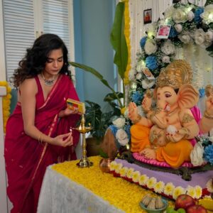 Mithila Palkar Instagram - It’s Ganpu Day! ♥️
गणपती बाप्पा मोरया! गणेश चतुर्थीच्या सगळ्यांना हार्दिक शुभेच्छा! 🙏🏻
May Ganpu bring us all abundant love, peace, health and prosperity and some wisdom also ^.^♥️