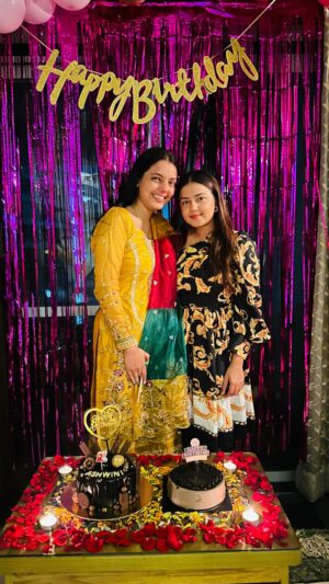 Monalisa Bagal Instagram - Happy birthday, love of my life 🎉
तुला माहित आहे ना, तूच माझी constant आहेस - बिनशर्त support system! 💖
Wishing you all the happiness आणि जितकी तू मला annoy करतेस, तितकं love! 😂
Keep being the amazing, confident, आणि खोडकर person तू आहेस. Let’s make more memories आणि drama together! 😉
Enjoy your day, #sister❤️ 
आणि हो, तू नेहमीच आईसारखी माझ्या सोबत राहिली आहेस, त्यासाठी एक मोठ्ठं thank you! तुझं प्रेम आणि support मला कायमच पुढे घेऊन जातं.

#sister #birthday #love #happy #foryou #foryoupage