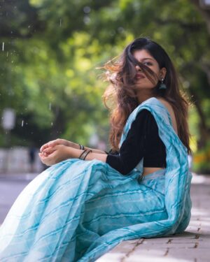 Monisha Blessy Instagram - 🩵
Shot by : @arunprasath_photography 🔥
Outfit: @styl_chennai ✨