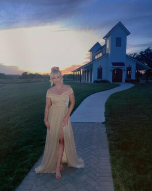 Morgan Huelsman Instagram - always a bridesmaid (part three) 💛🐠