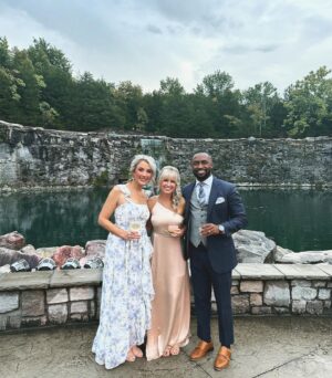 Morgan Huelsman Instagram - always a bridesmaid 🩵