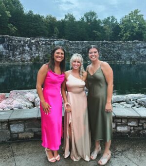 Morgan Huelsman Instagram - always a bridesmaid 🩵