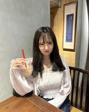 Nana Yamada Instagram - たぴおかだよ🧋