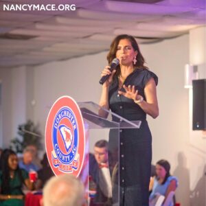 Nancy Mace Instagram - This weekend we headlined the Dorchester County GOP's Annual Faith, Family, and Freedom event. Thank you Chairman Wright for putting everything together. 🇺🇸

We came with one main message: the Republican party and Donald J. Trump are the only option for Pro-Women voters. Kamala Harris wants to take away accomplishments from our girls, and she will set women back decades.