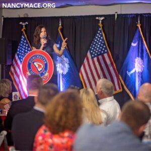 Nancy Mace Instagram - This weekend we headlined the Dorchester County GOP's Annual Faith, Family, and Freedom event. Thank you Chairman Wright for putting everything together. 🇺🇸

We came with one main message: the Republican party and Donald J. Trump are the only option for Pro-Women voters. Kamala Harris wants to take away accomplishments from our girls, and she will set women back decades.