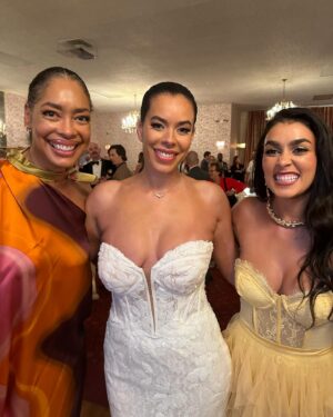 Natacha Karam Instagram - Got glammed up for a Goddesses wedding @bedes you are extraterrestrial and I’m obsessed with you and your love ✨💛