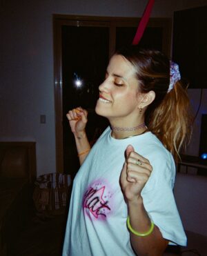 Natalie Morales Instagram - I don’t know who took this picture with a disposable camera at a slumber party but they did really capture a very natalie vibe