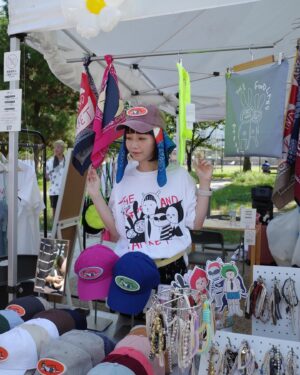 Natsume Mito Instagram - 暑い中お越しくださった皆様ありがとうございました🌈
さいこー！！
@yesgoodmarket 
@thegoodlandmarket 
#きむちゃんのまねーじゃーふぉと