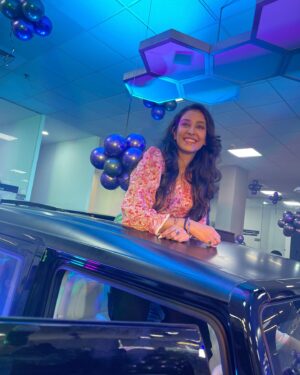 Navneet Kaur Dhillon Instagram - Had an incredible experience unveiling the all-new Mahindra Thar Roxx! 🔥🔥 A big thank you to the amazing team at @mahindra.rajvehicles for having me and giving me the chance to experience this beast firsthand. From its rugged design to its off-road capabilities, the Thar Roxx is a true game-changer. The advanced 4x4 features, powerful engine, and that iconic stance make it perfect for adventure seekers and urban explorers alike. Ready to take on any terrain and turn heads wherever it goes! 🌄🏞 #MahindraTharRoxx #AdventureReady #RajVehicles #TharUnleashed