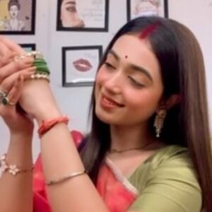 Neeharika Roy Instagram - Me to my Imaginary Boyfriend 🤭❤️🧿

#neeharikaroy #radha #zeetv