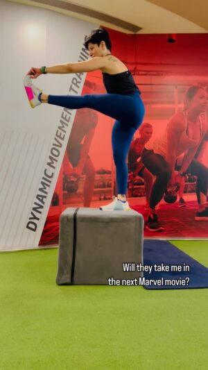 Neeti Palta Instagram - Auditioning for the next Marvel movie. 
.
Video credit: @mohsink_fitness 
#mobilitychallenge #flexibilitychallenge #strengthchallenge #instachallenge #fitnesschallenge #gymgirl #gymmotivation #pistolsquat #hipmobility
